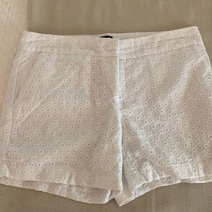 Cynthia Rowley white eyelet shorts
